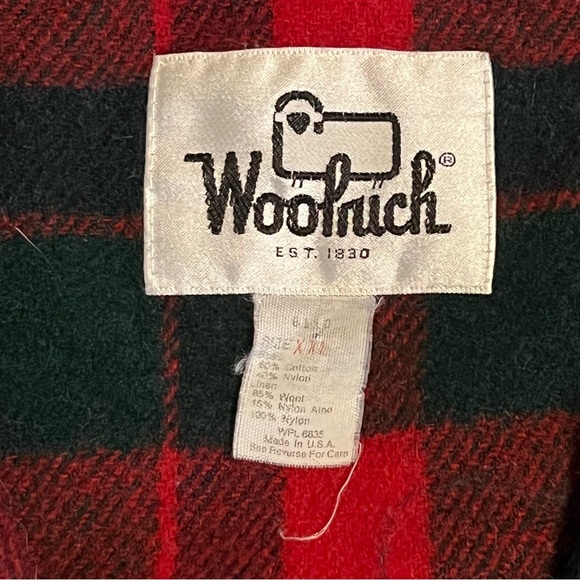 Vtg Blue Woolrich Parka, Size XXL Wool Blanket Lined Field Jacket, Outdoors - Picture 2 of 11